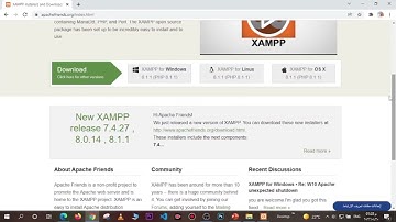 دورة   MySQL كاملة   حلقة  2   تحميل و تنصيب Xampp   شرح phpMyAdmin