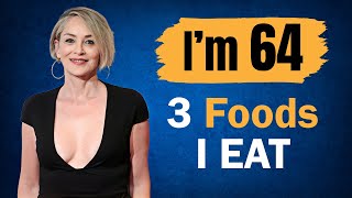 Sharon Stone 64 still looks 45! I Eat These 3 Foods and Don't Get Old!🔥 Plus Anti Aging Benefits