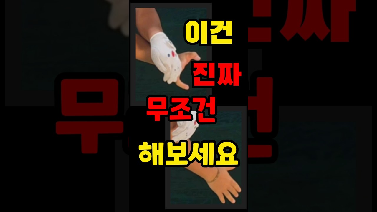 이걸 하고 있다면 싱글골퍼