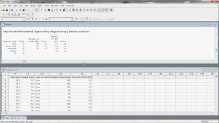 The Soft Drink Excitation: minitab 1, checking data