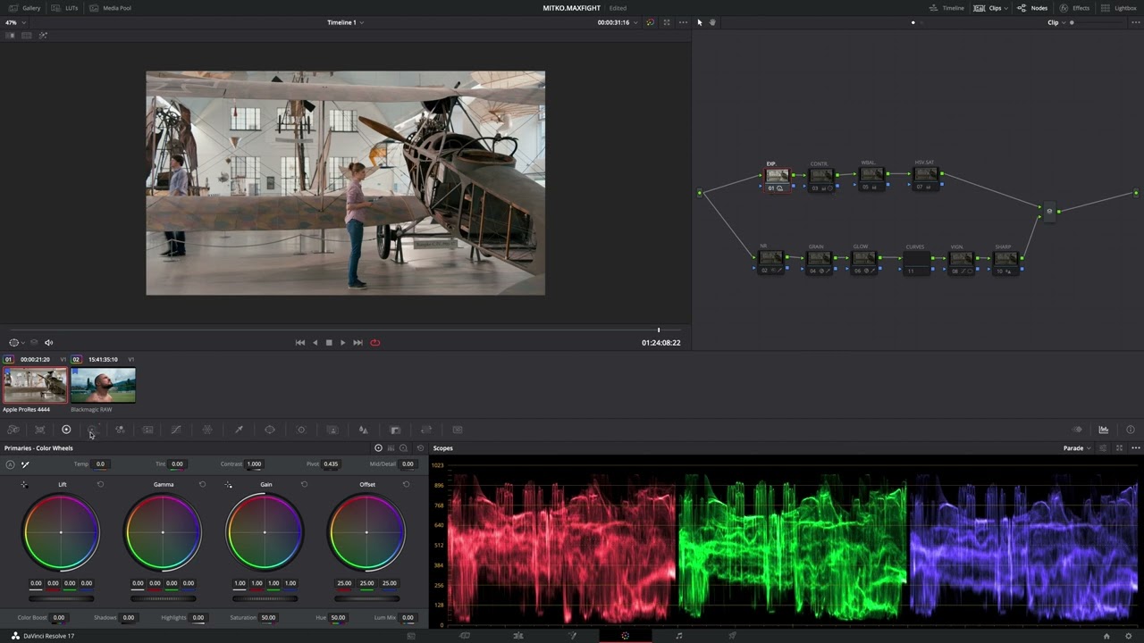 DaVinci YRGB Color Managed Workflow