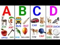 A to Z English Alphabet with Words | Learn ABC with Fun Rhymes | A for Ant B for Bus | ABC for Kids