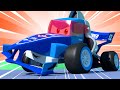 The racing truck ! Carl the Super Truck - Car City ! Cars and Trucks Cartoon for kids