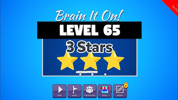 Brain it on! Physics Puzzles || Level 65 || 3 Stars
