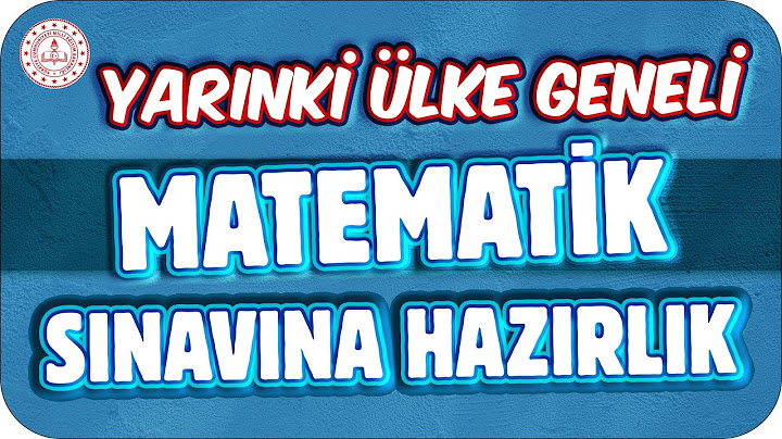 YARINKİ ÜLKE GENELİ MATEMATİK SINAVINA HAZIRLIK | 9. SINIF 🔴CANLI