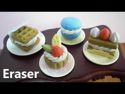 Kutsuwa - Eraser making kit #6 - Sweets shaped erasers