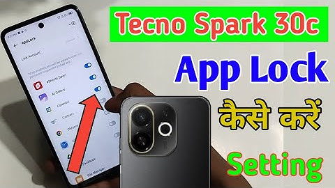 How to lock apps in tecno spark 30c me / app lock kaise kare tecno spark 30c me / app lock settings