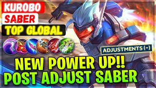 New Power Up!! Post Adjust Saber [ Top Global Saber ] Kurobo - Mobile Legends Emblem And Build screenshot 5