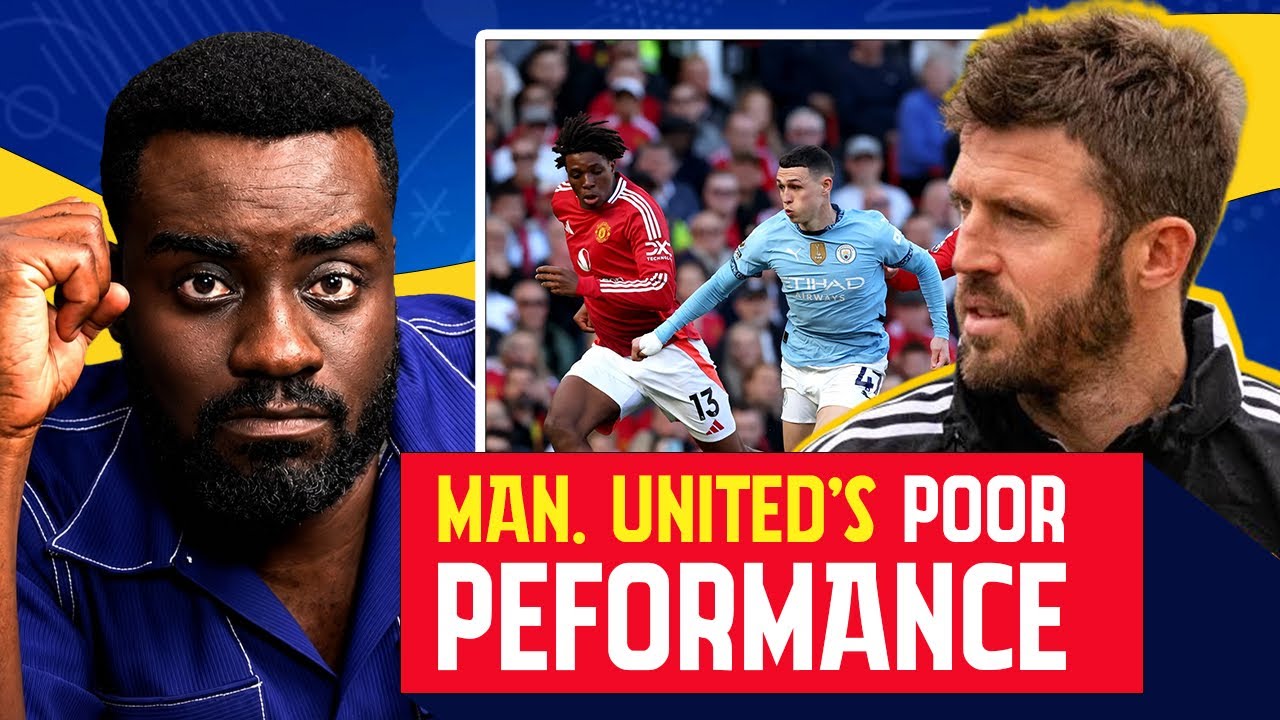 Man United put up a very poor performance against 10 man Man City | Carrick must leave 😡😡😡