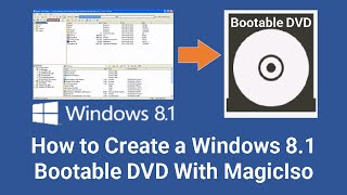 how to make a  windows 8.1 bootable dvd with magic iso