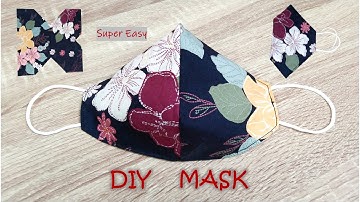 Diy Face Mask Supper Easy Pattern 2 in 1 Mask Breathable Face Mask Sewing Tutorial Cloth Mask