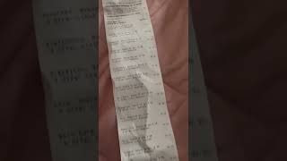 CVS receipt be like