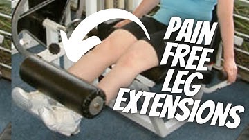 How to Use a Leg Extension Machine With Weak & Painful Knees