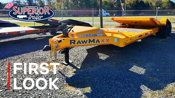 2026 Yellow RawMaxx G7X24 Tilt Trailer | FIRST LOOK