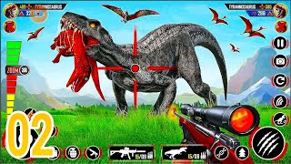 Wild Dinosaur Hunting #02 - Jogos de caça na selva do mundo jurássico screenshot 1