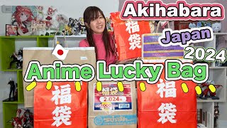 2024 Anime Lucky Bags Unboxing from Akihabara🛍 Tokyo, Japan🇯🇵