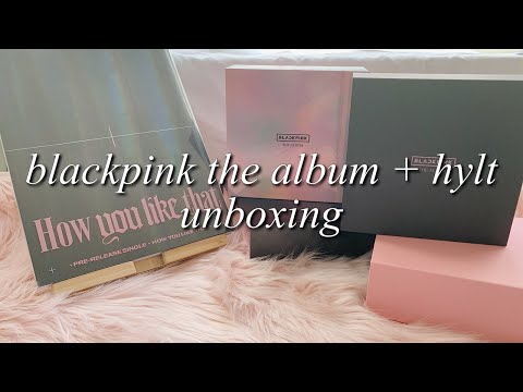 Blackpink The Album Hylt Unboxing; All Versions