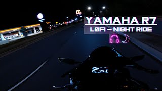 It's 1am, come ride with me... ep3 | LOFI [POV 4K] | YAMAHA R7 SC PROJECT 2023