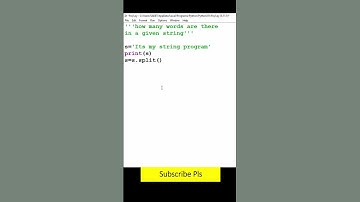 Program to count how many words are there in a string PYTHON #boardexam2024  #shorts #python