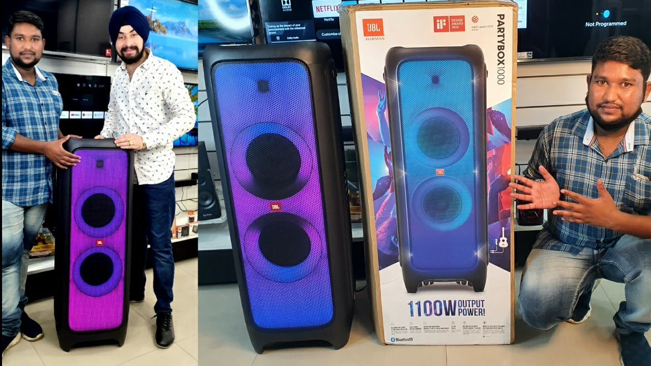 JBL PARTYBOX 1000 FIRST UNBOXING/REVIEW IN HINDI