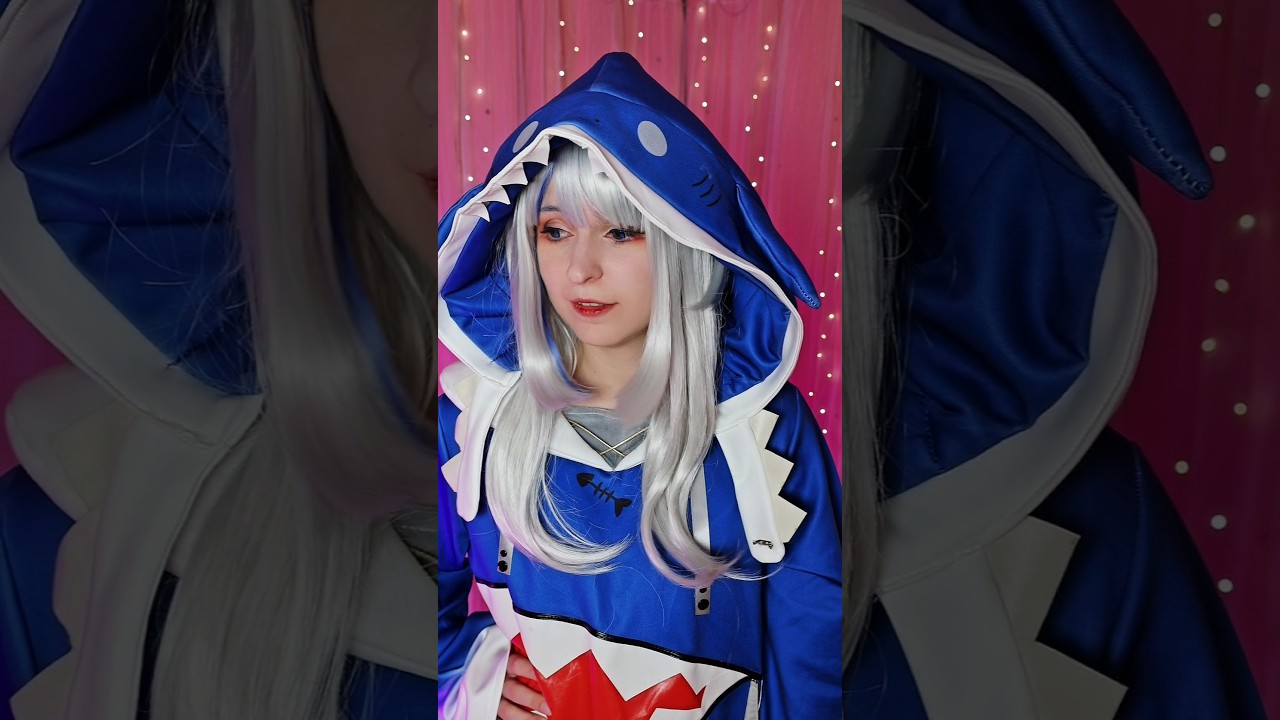 Well, nothing else fits😸🦈 #cosplay #animegameycosplay #vtuber #gawrgura #guracosplay #cutecosplay