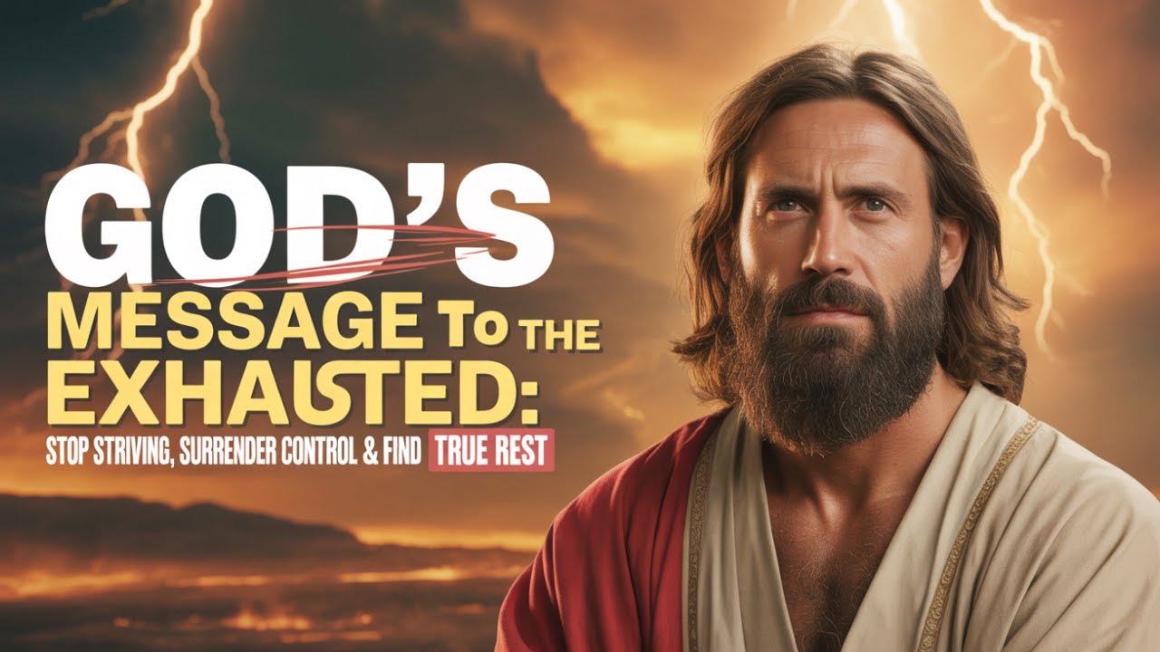 Послание Бога к измученным: перестаньте бороться, откажитесь от контроля и обретите истинный покой