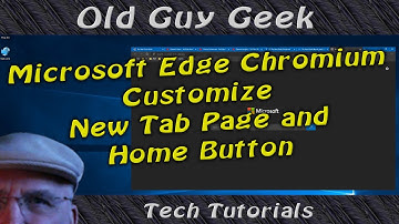 Edge Chromium New Tab and Home Buttons Advanced Configuration