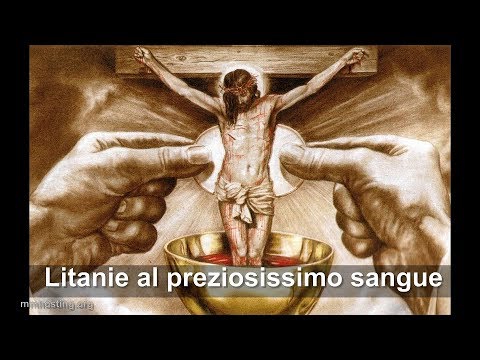 Litanie al Preziosissimo Sangue di Gesù