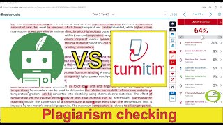 Turnitin originality and similarity checker versus Quillbot plagiarism checker