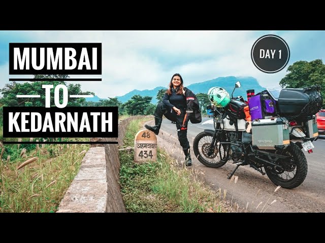 SOLO RIDE || MUMBAI TO KEDARNATH || Ridergirl Vishakha | Day 1 class=