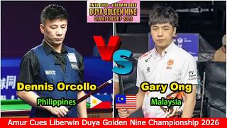 Dennis Orcollo 🆚️ Gary Ong | Amur Cues · Liberwin S800 DUYA Golden Nine Championship 2026 🏆