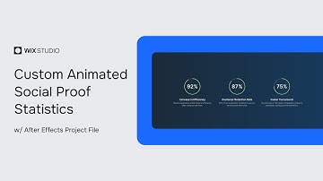 Creating Animated Social Proof for Wix Website in After Effects