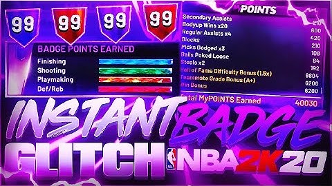 *NEW* NBA2K20 INSTANT BADGE GLITCH AFTER PATCH 1.07!! ALL HALL OF FAME BADGES IN ONE DAY! MUST SEE!!