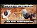 SOUTH CAROLINA GOLD & GEM GEOLOGY: The Piedmont Region