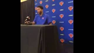 Derrick Rose - Full Introductory Press Conference-New York Knicks, PART 1| 6/24/2016 | NBA Offseason