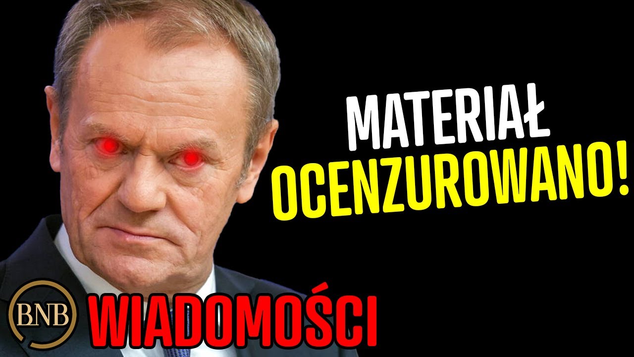 Youtube Wiadomości Z Ostatniej Chwili Z Ostatniej Chwili! Zaczęła Się CENZURA Mediów. ciekawy film o życiu