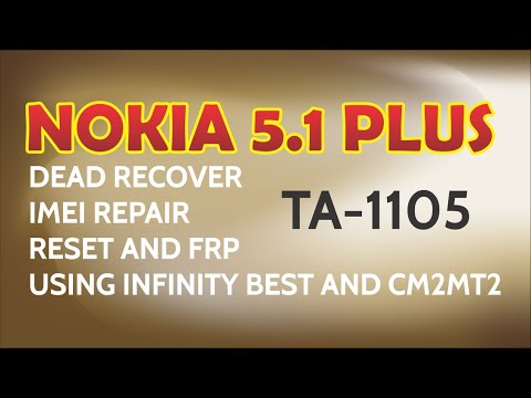 NOKIA 5.1 PLUS DEAD RECOVERY | 부트 루프 수정 | 회복 중 | 펌웨어를 사용한 FRP