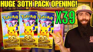 39 Packs of Pokémon 30th Anniversary… HERE’S WHAT I PULLED!