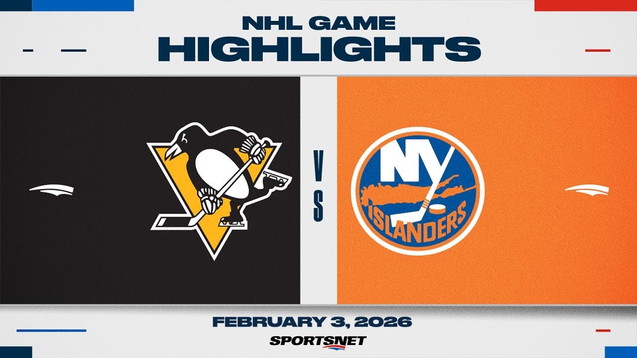 NHL Highlights | Penguins vs. Islanders - February 3, 2026