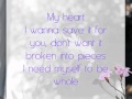 Worth The Wait Jordin Sparks Lyrics