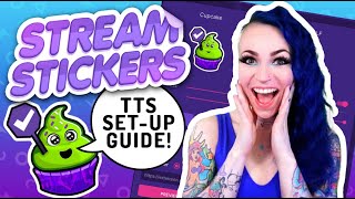 How to set up TTS (Text-to-Speech) Stickers on Stream Stickers.
