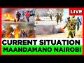 MAANDAMANO LIVE Current Situation In Nairobi As Section Of Thika Road Is Blocked Ahead Of Protests 