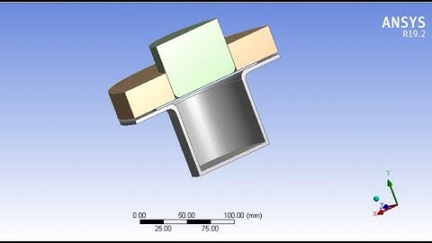 Deep drawing modelling in Ansys workbench