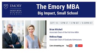 The Emory MBA - How to Get into Goizueta Business School?
