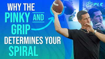 Quarterback Mechanics: How Your Pinky And Grip Determine How To Throw A Spiral #quarterbacktraining