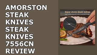 Amorston Steak Knives, Steak Knives Set of 8, Stainless Steel Review (2026) - Is It Worth It?