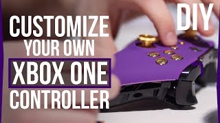 How to Customize Your Xbox One Controller  DIY Custom Front Shell, Buttons & Analog Sticks
