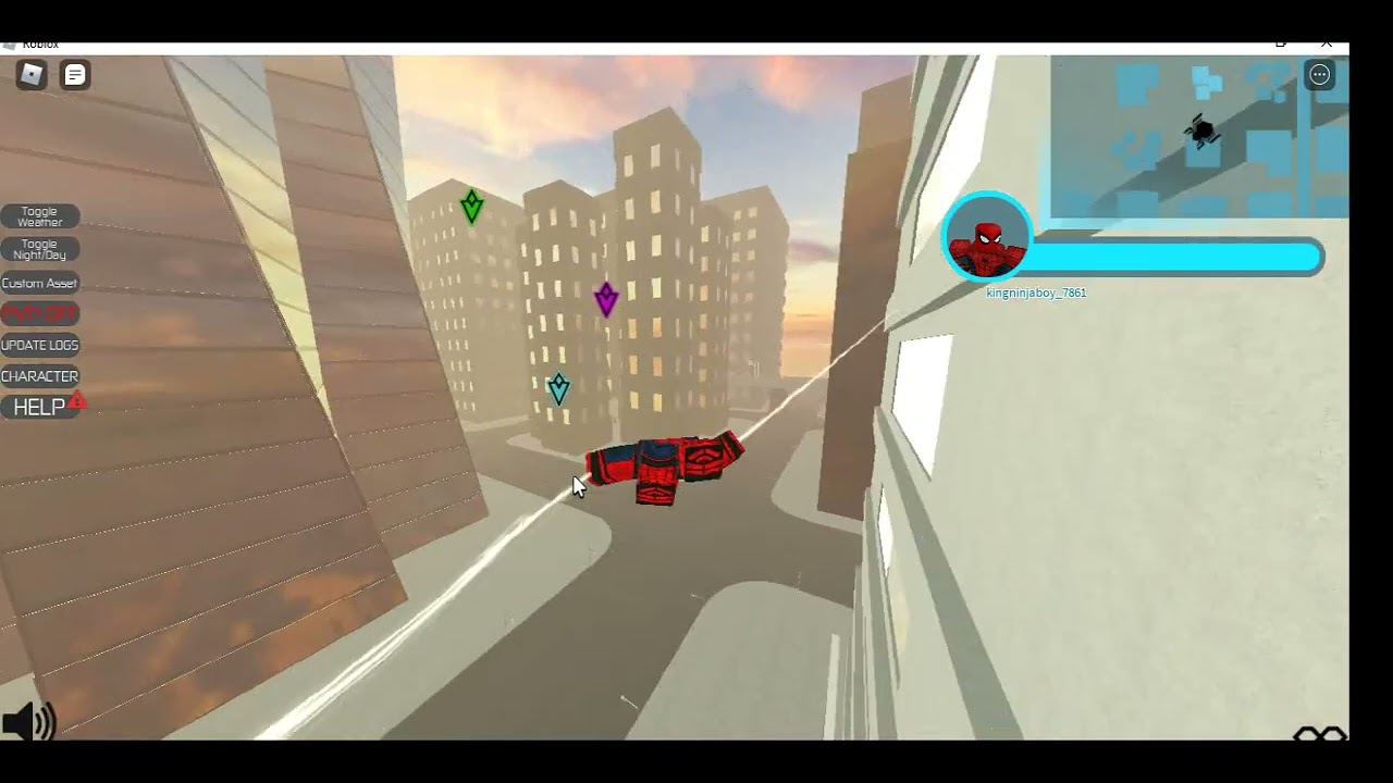 typical web slinging game (gameplay) YouTube