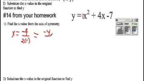 Quadratics2 Zeros and Axis of Symmetry