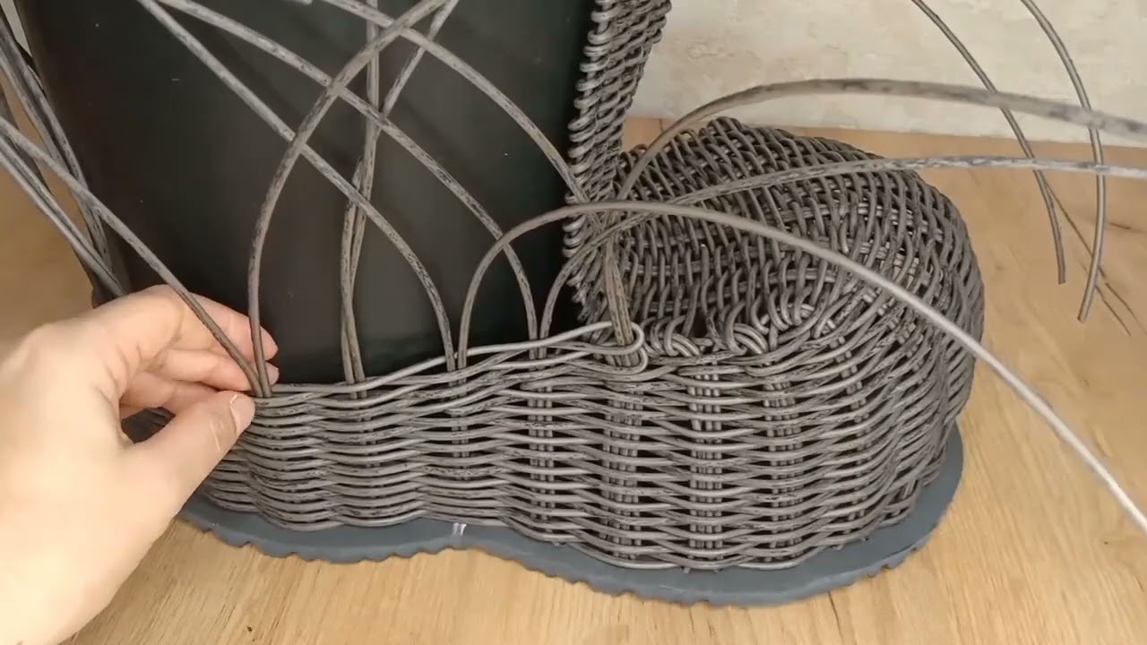 🔥 Рваный башмак из искусственного ротанга